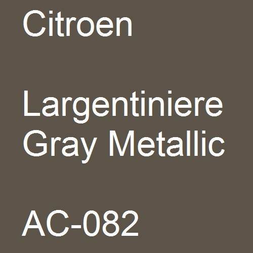 Citroen, Largentiniere Gray Metallic, AC-082.